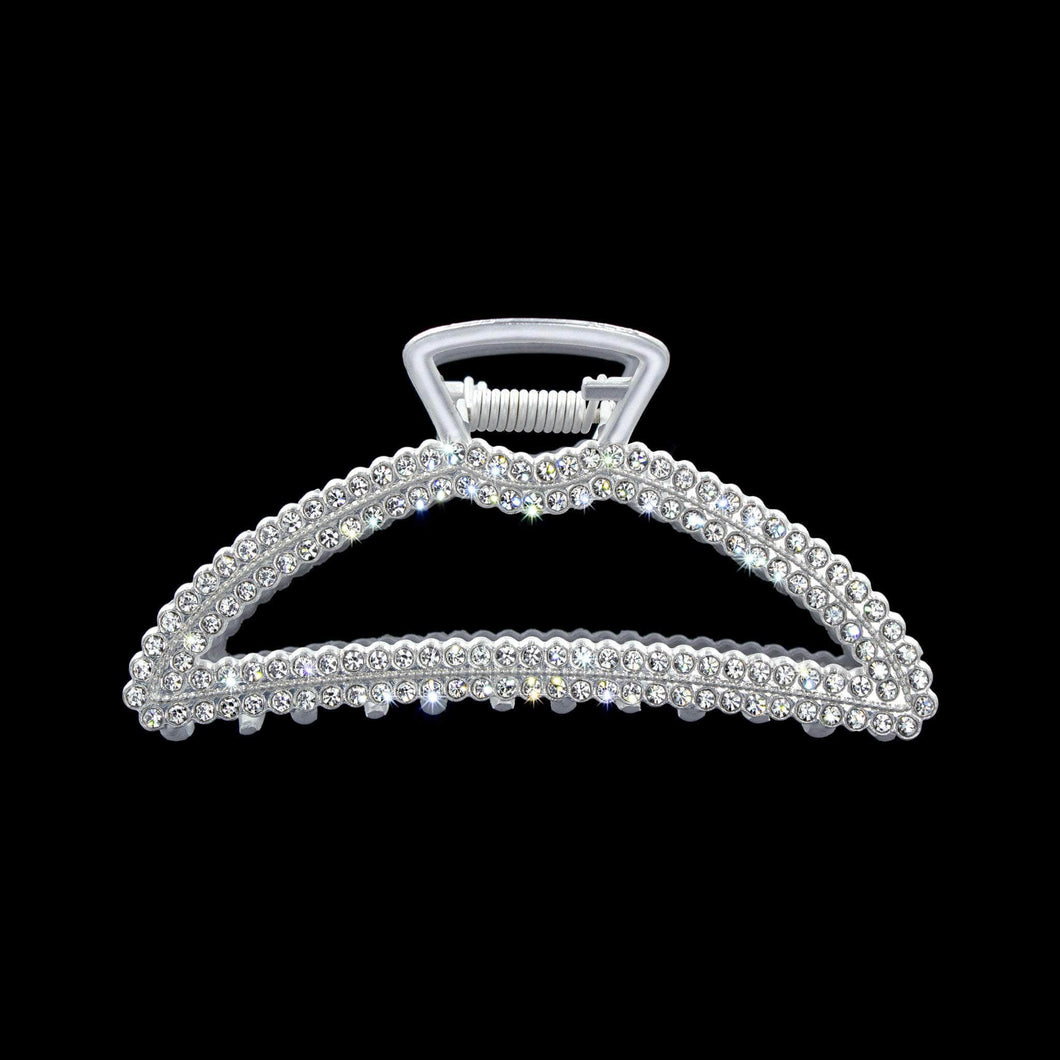 Pony Tail Holders #17364 - Rhinestone Hair Claw - 3.75
