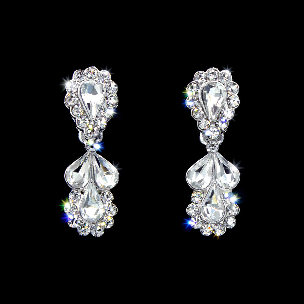 Pear Drop Wide Earrings #10012E