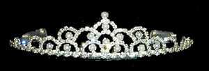 #10235 - Pearl Mountain Crystal Tiara