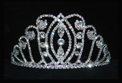 #11869 Small Intersecting Scroll Tiara