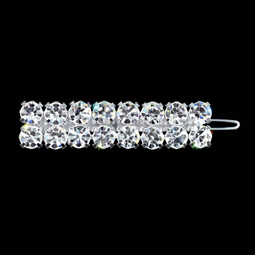 #12157 2 Row Jumbo Stone Barrette