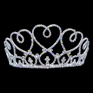 #12740 - Heart Bouquet Tiara