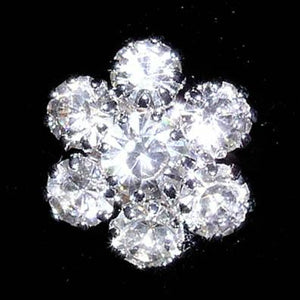 #14053 Dainty Snowflake Button