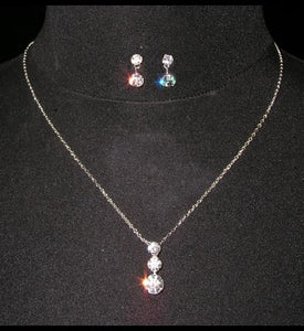 #15015 - Past, Present, Future Necklace and Earring Set