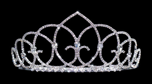 #15436 - Vaulted Ceiling Tiara with Combs - 2.5