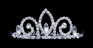 #15822 - Half Fleur Tiara Comb