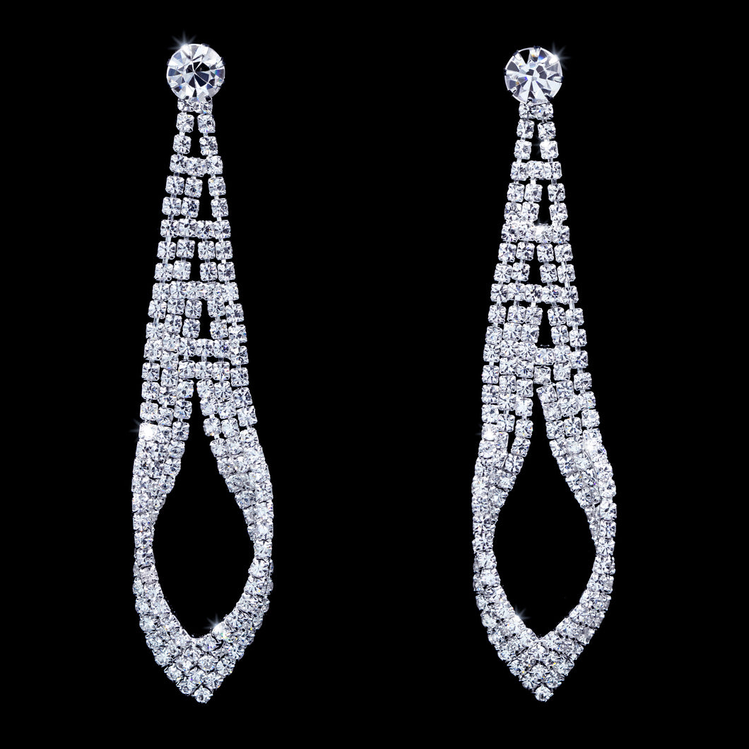 #16505 - Triple Fold Drop Earring 3.25