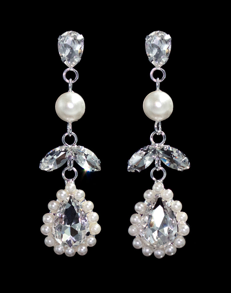 #16543 - Mary Anthony Pearl Drop Post Earrings