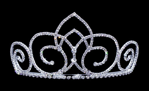 #16652 Butterfly Gate Tiara with Combs - 3