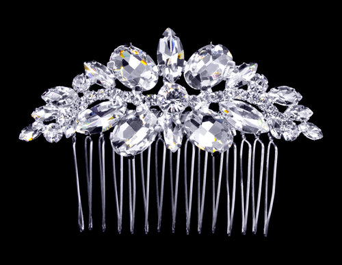 #16852 - Multi Fancy Stone Hair Comb