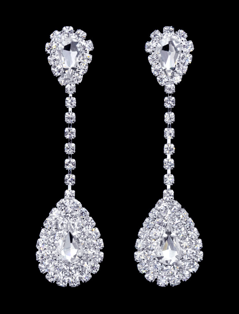 #16908 - Mirrored Teardrop Earrings - 2