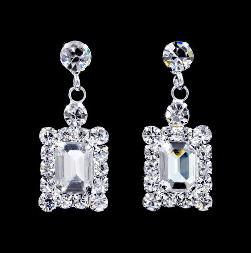 #16921 - Framed Octagon Drop Earrings