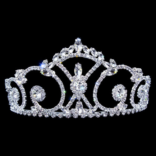 #17179 - Navette Swirl Tiara - 3