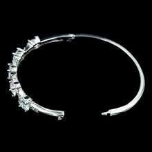 Load image into Gallery viewer, #17189 - Skipping Stones CZ Cuff Bracelet