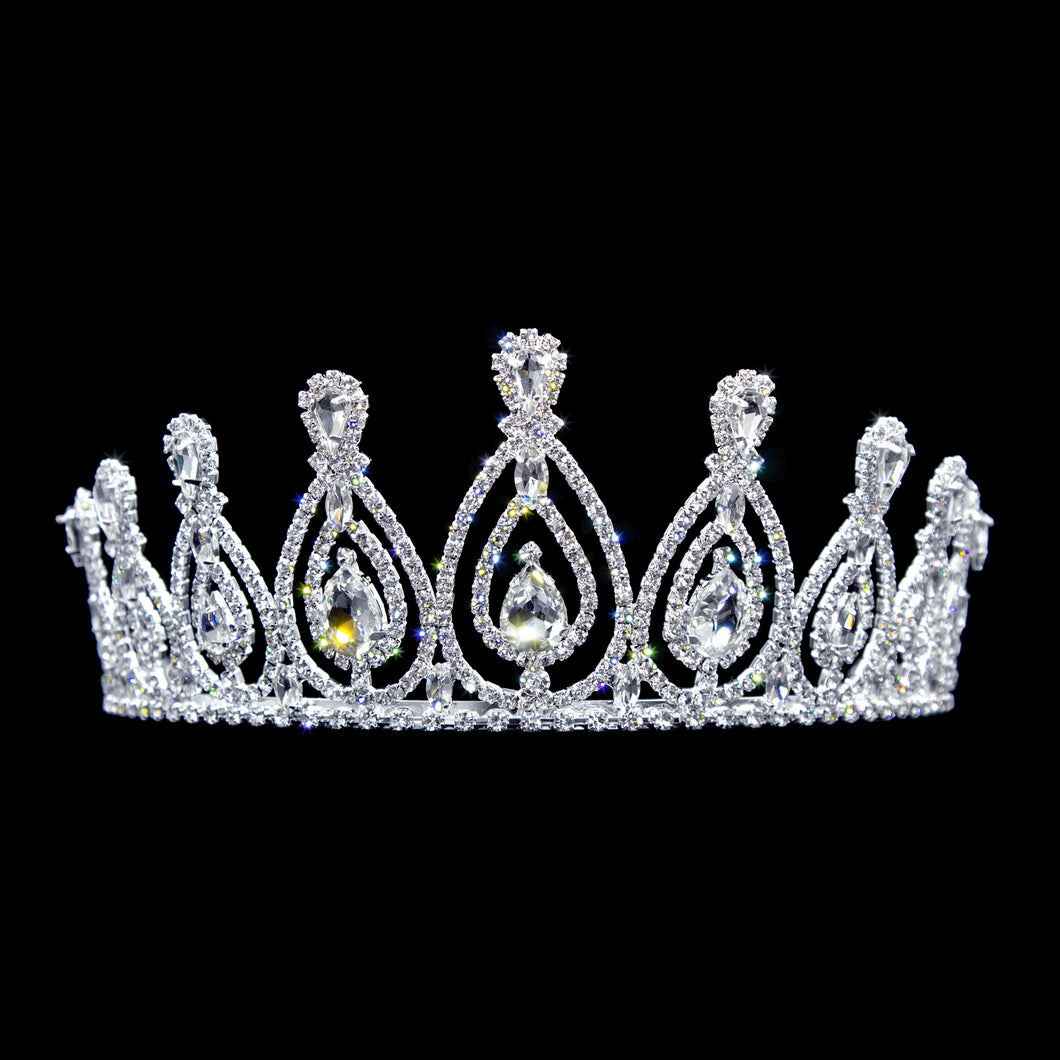 #17214 - Royal Statement Tiara with Combs - 2.5