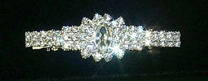 Exploding Marquis Rhinestone Barrette - #6438